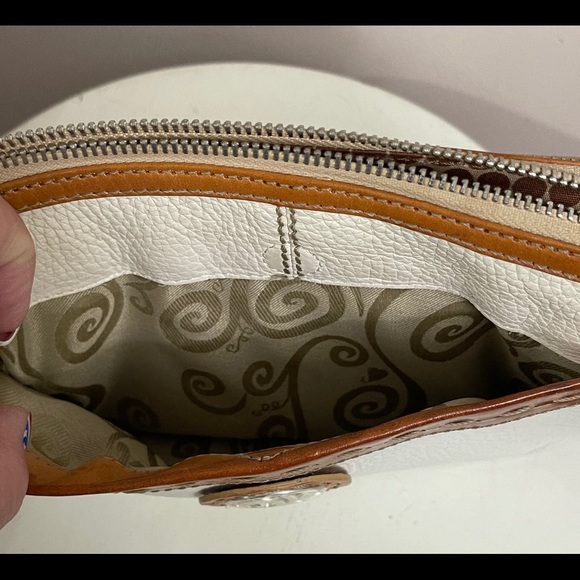 Brighton leather crossbody handbag organizer - Picture 5 of 5